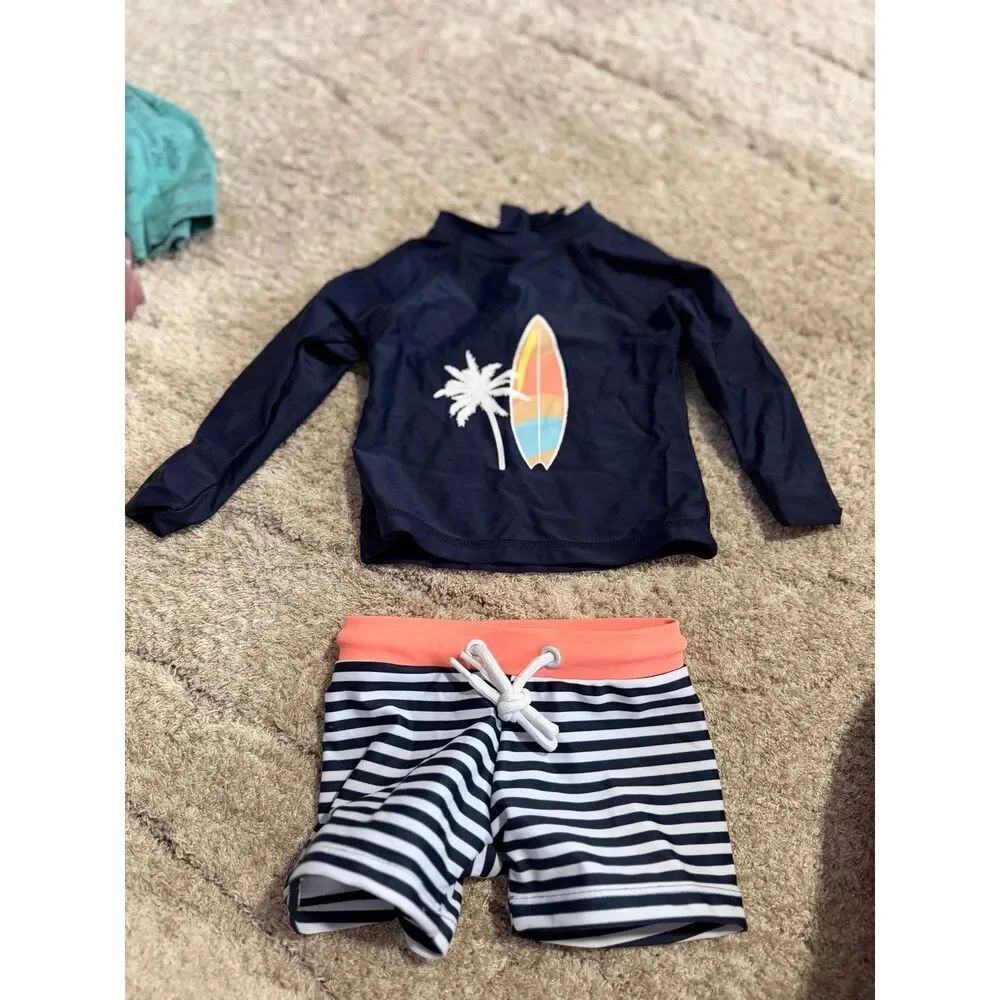 Snapperrock New Zeland Baby Infant Girl Swimsuit 3-6 M UPF 50+
